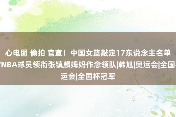 心电图 偷拍 官宣！中国女篮敲定17东说念主名单三大WNBA球员领衔张镇麟姆妈作念领队|韩旭|奥运会|全国杯冠军